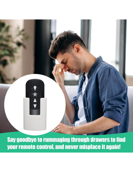 Soporte de Pared para Control Remoto Ventilador Hunter K5579 K5580 - Paquete de 2 Soporte de Pared para Control Remoto Ventilador Hunter K5579 K5580 - Paquete de 2