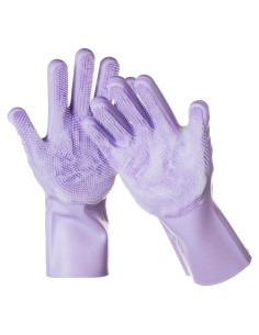 Guantes de Lavado para Perros DELOMO - Silicona Suave 1 Par