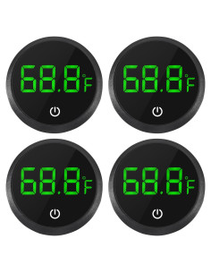 Termómetro Digital para Acuario ACEIRMC 4 Piezas LED Preciso