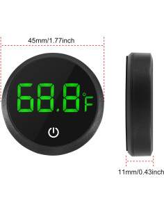 Termómetro Digital para Acuario ACEIRMC 4 Piezas LED Preciso 2