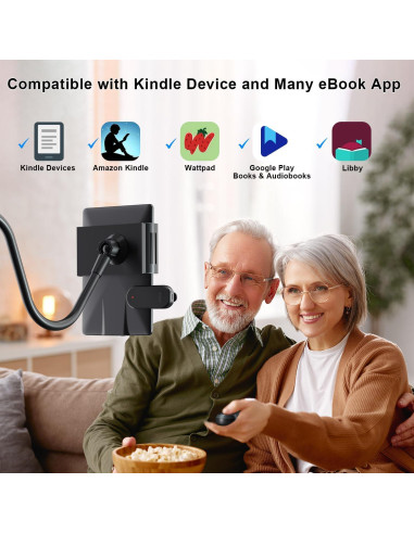 Soporte de Cuello de Ganso para Tableta Kefotic K2 con Control Remoto