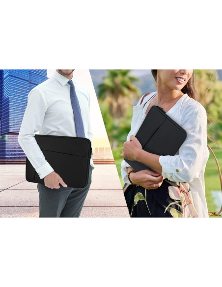 Funda para Laptop 15.6" BOOEUDI Negra, Protectora y Ligera Funda para Laptop 15.6" BOOEUDI Negra, Protectora y Ligera