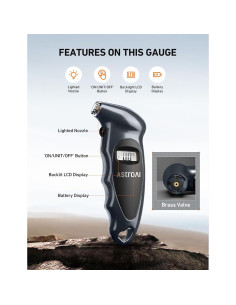 Medidor Digital de Presión de Neumáticos AstroAI 150 PSI 2