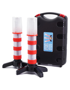 Luces de Emergencia LED SlimK con Soporte Magnético - 2 Pcs