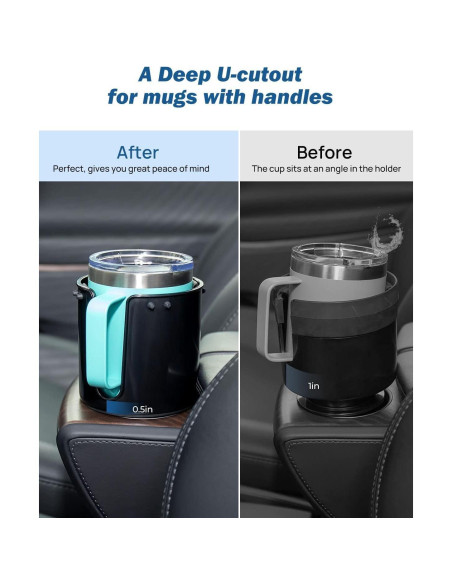 Soporte de Taza JOYTUTUS Ajustable para Botellas 18-40 oz