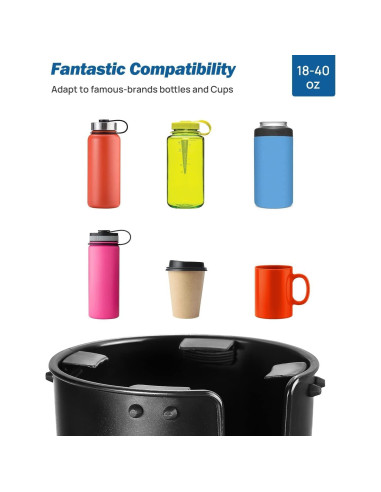 Soporte de Taza JOYTUTUS Ajustable para Botellas 18-40 oz