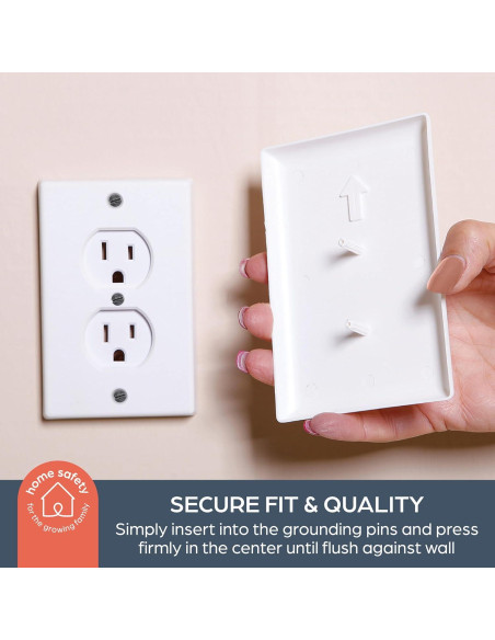 Cubierta de Enchufe Pintable Dreambaby - Seguridad Infantil (Paquete de 4)