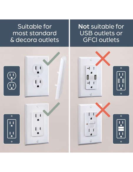 Cubierta de Enchufe Pintable Dreambaby - Seguridad Infantil (Paquete de 4)