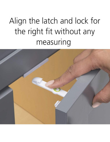 Cierre Adhesivo para Gabinetes Safety 1st - 12 Piezas