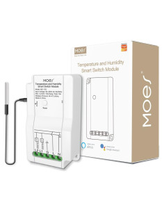 Módulo Interruptor Temperatura WiFi MOES WM-103T con Sonda