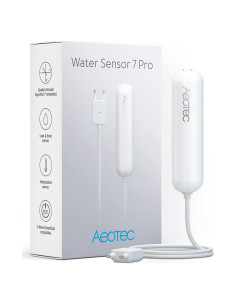 Sensor de Agua 7 Pro Aeotec Z-Wave Plus, Inundación y Temperatura