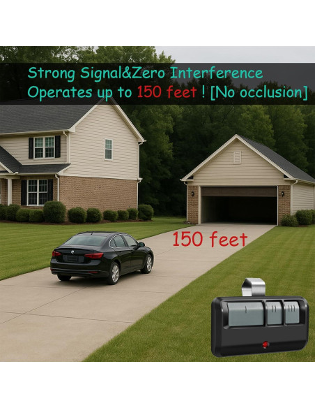 Control Remoto de Garaje Datonten 893MAX Universal 2 Piezas