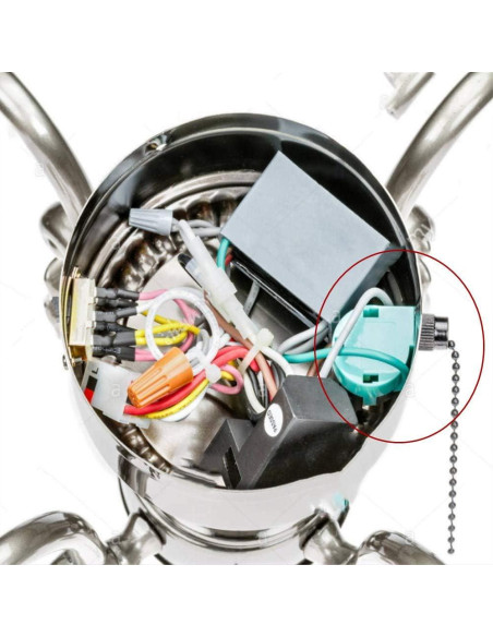 Interruptor de Ventilador de Techo 3 Velocidades DAYONE ZE-268S6 Interruptor de Ventilador de Techo 3 Velocidades DAYONE ZE-268S6