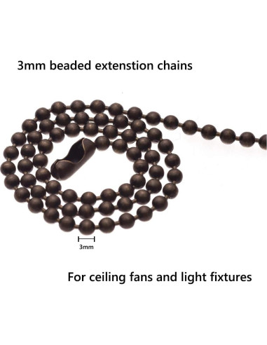 Cadena de Tirar SmoTecQ 304.8 cm Bronce con 12 Conectores