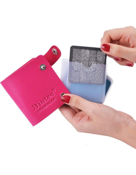 Conjunto de Estampado de Uñas Biutee 12 Placas + Estampador