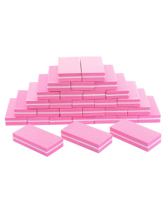 Bloque de Lima de Uñas Diesisa Rosa 100/180 Grano 30 Unidades