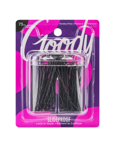 Horquillas Goody SlideProof con Tapa Magnética - 75 Unidades