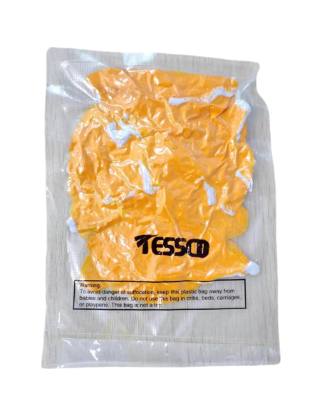 Cubiertas de Detector de Humo Tessco 12 Piezas Naranjas