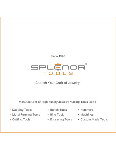 Herramienta de Medición de Dedos Splenor - 29 Anillos de Acero