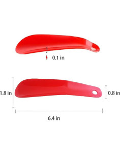 Paquete de 6 cuñas de plástico Mandalahuang 16 cm para zapatos 2