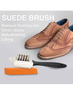 Kit de Limpieza de Zapatos de Ante Raffinata - 2 Piezas 2