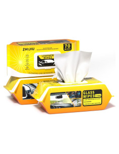 Toallitas de Limpieza para Automóvil ZHIJIU 70 Unidades 20x20 cm