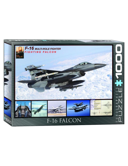 Rompecabezas EuroGraphics F-16 Fighting Falcon 1000 piezas Rompecabezas EuroGraphics F-16 Fighting Falcon 1000 piezas