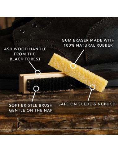 Kit de Cepillo y Borrador de Ante Cobbler's Choice 0.45 kg