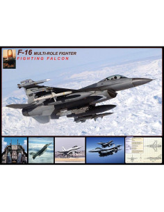 Rompecabezas EuroGraphics F-16 Fighting Falcon 1000 piezas 2