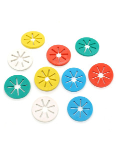 Sujetadores de Calcetines Cooplay - 30 Anillos de Silicona