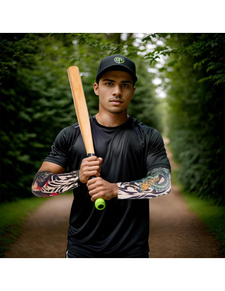 HOVEOX 18 Mangas de Tatuaje Temporales Unisex - Estilos Aleatorios