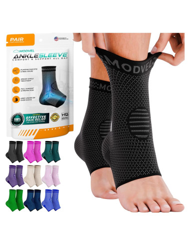 Faja de Compresión para Tobillo Modvel - Soporte Esguince y Dolor