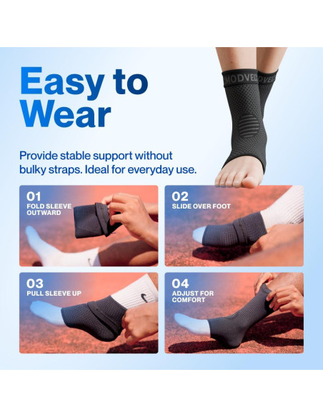 Faja de Compresión para Tobillo Modvel - Soporte Esguince y Dolor
