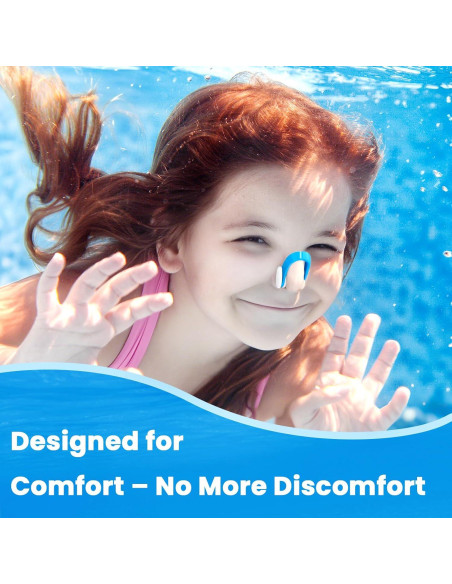 Clip de Nariz para Nadar STSAIL - 10 Paquetes Silicona Multicolor