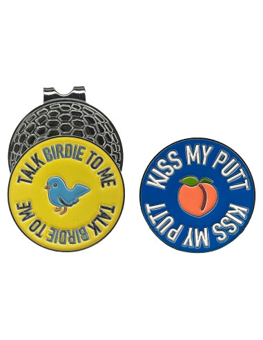 Set de Marcadores de Bola de Golf Koku Sports con Clip para Sombrero