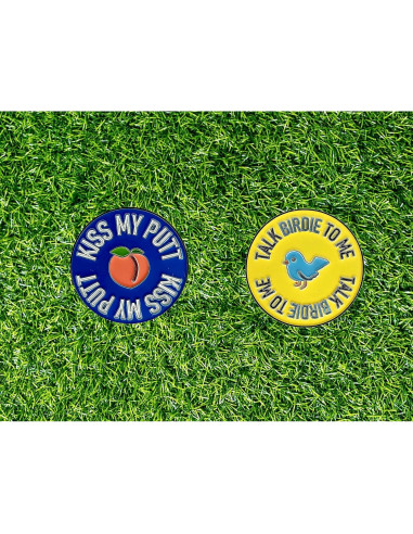 Set de Marcadores de Bola de Golf Koku Sports con Clip para Sombrero