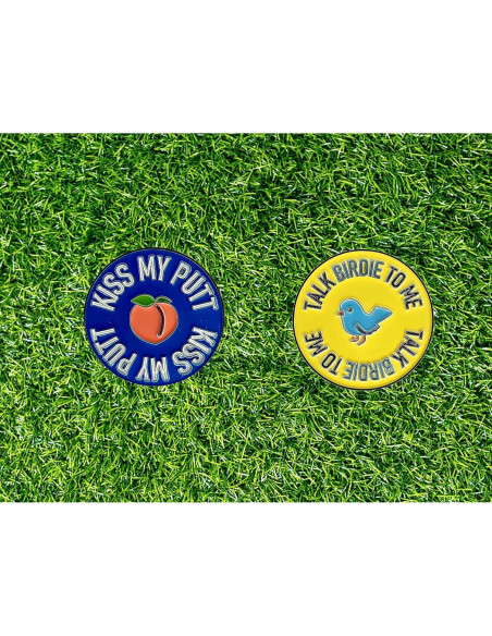 Set de Marcadores de Bola de Golf Koku Sports con Clip para Sombrero