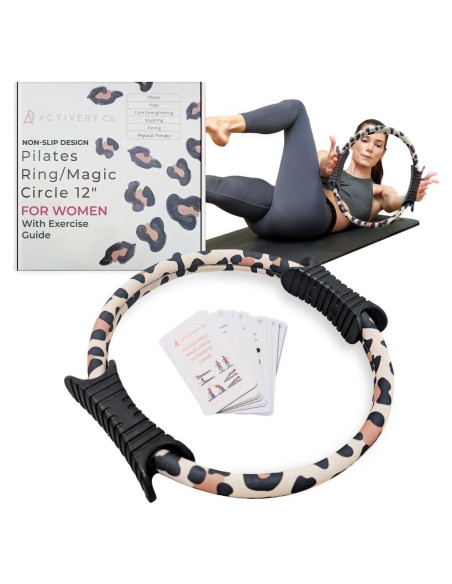 Anillo de Pilates Activery 30.48 cm Estampado Leopardo