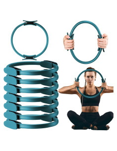Anillo de Pilates Syhood 30 cm Verde - 6 Unidades para Fitness