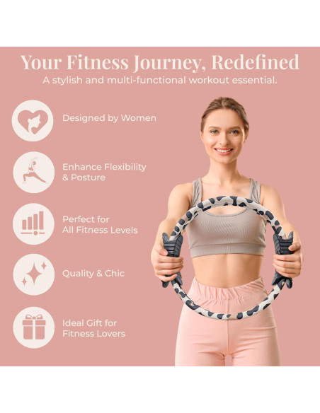 Anillo de Pilates Activery 30.48 cm Estampado Leopardo