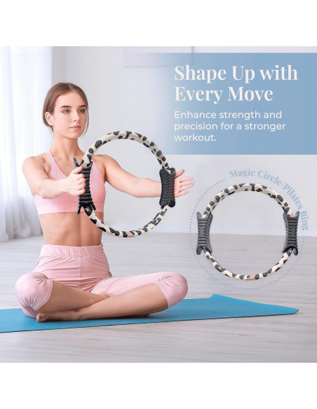 Anillo de Pilates Activery 30.48 cm Estampado Leopardo