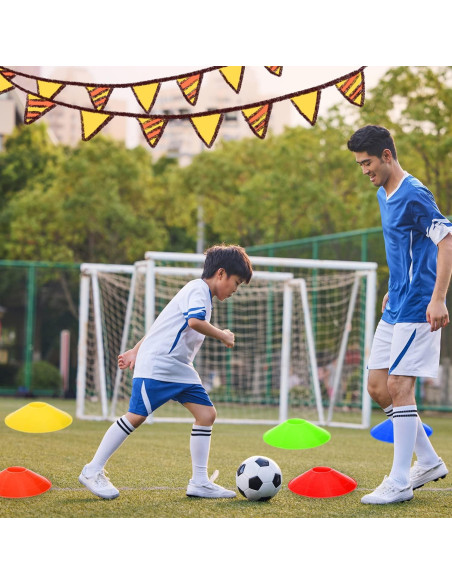 Paquete de 30 Conos de Entrenamiento Jyongmer - Multicolor