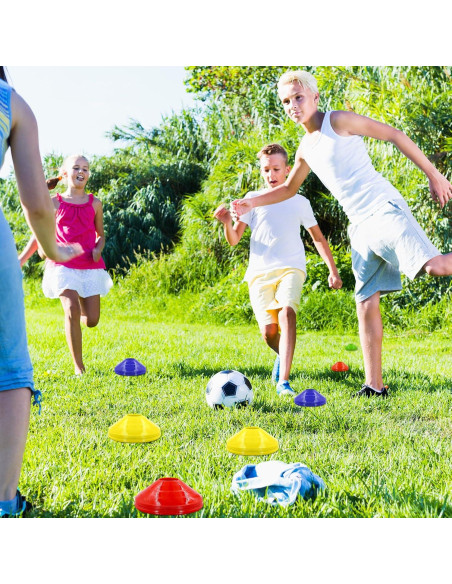 Paquete de 30 Conos de Entrenamiento Jyongmer - Multicolor