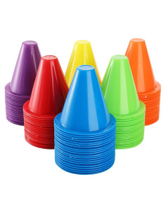 Conos Mini Deportivos Bekith 120 Piezas 7.62 cm Colores Variados