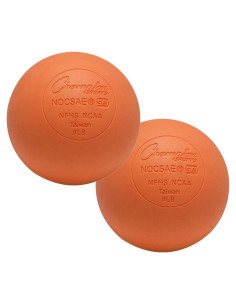 Pelotas de Lacrosse Champion Sports - Tamaño Oficial, Paquete de 2
