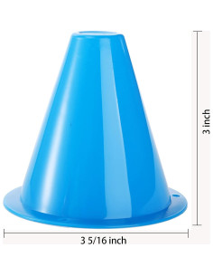 Conos Mini Deportivos Bekith 120 Piezas 7.62 cm Colores Variados 2