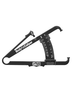 Calibrador de Grasa Corporal GoFit GF-CAL - Negro, Instrucciones Incluidas