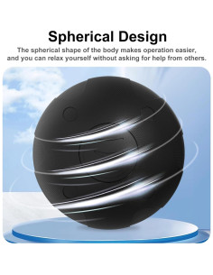 Bola de Masaje Vibrante JIEJUNJIE 8.5 cm 5 Modos Recargable 2
