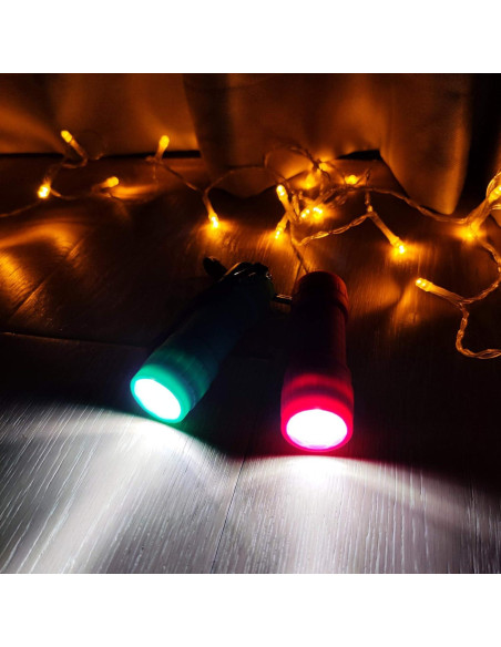 Conjunto de 30 Linternas LED FASTPRO 9-LED con Baterías AAA