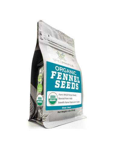 Semillas de Hinojo Orgánicas USDA 113.4g - Sabor Dulce y Aromático